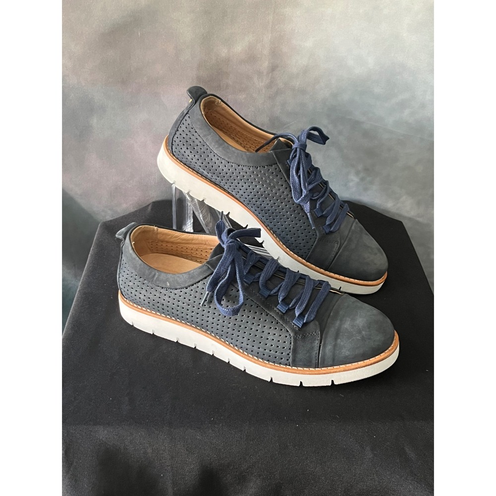 Samuel‎ Hubbard Wanderer Nubuck Leather Perforated Lace Up Casual Shoes Size 8.5